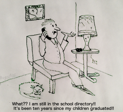 Printed school directories are not easily updated