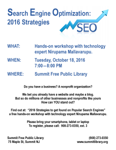 MobileArq SEO Workshop for small businesses