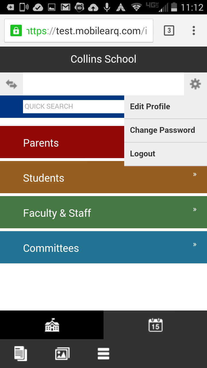 school directory edit user profile